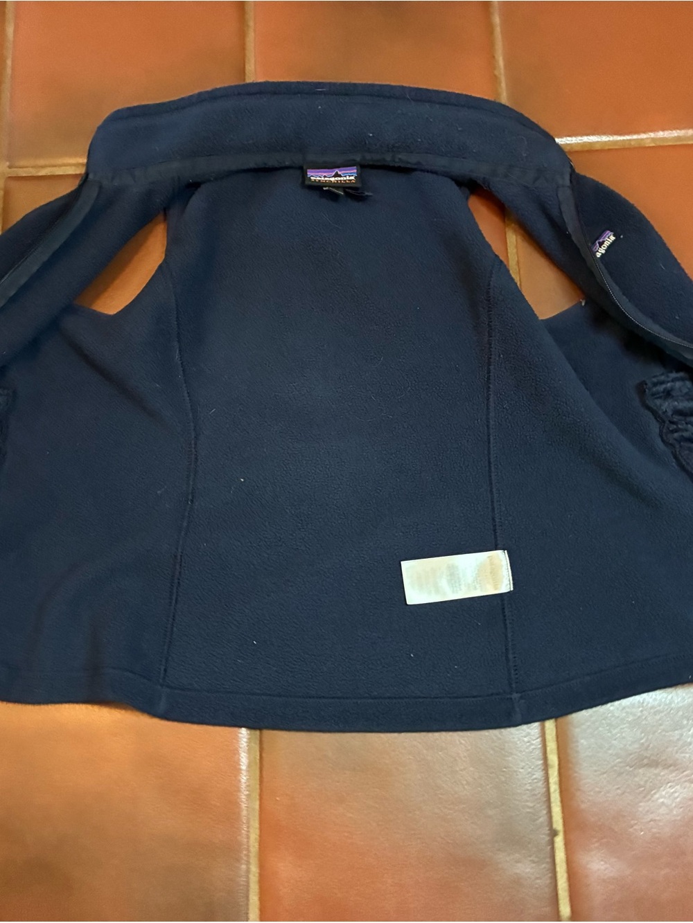 Patagonia Vest Men SMALL Blue Fleece Full Zip Jacket Casual Synchilla Y2K VTG - Picture 6 of 7
